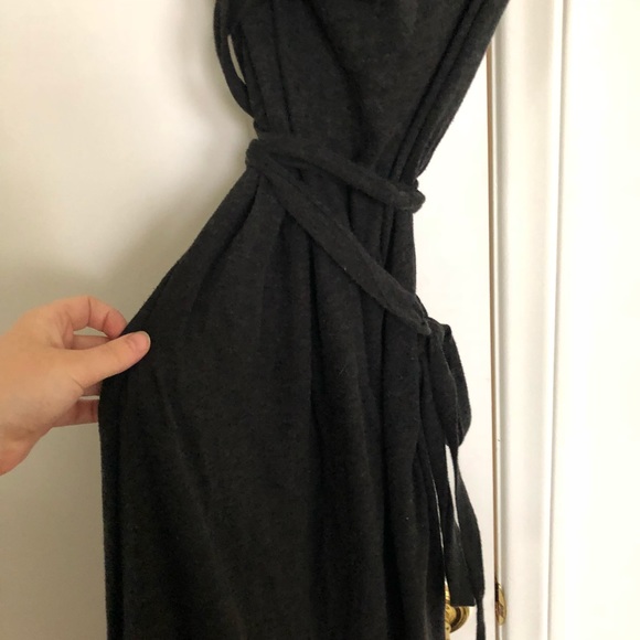 Enzo Costa sleeveless turtleneck belted maxidress - Picture 5 of 6